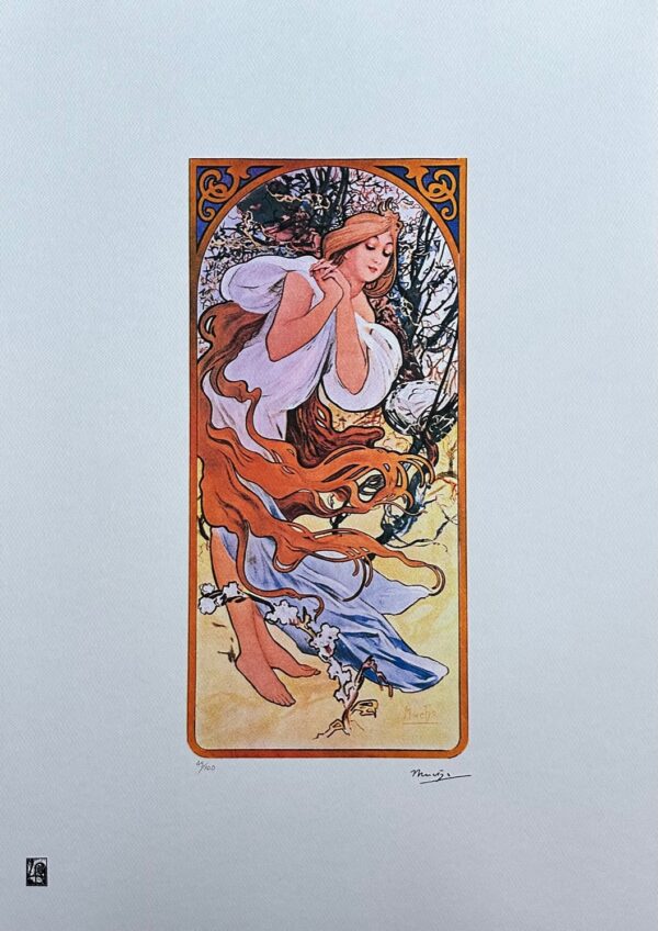Les Quatres Saisons - Mucha Alphonse Marie