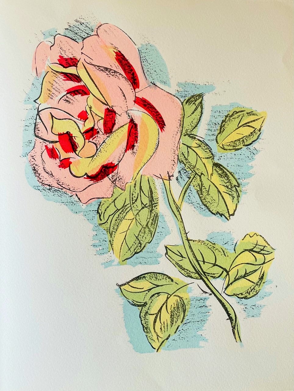 Offered With A Glass Of Water - Raoul Dufy – Image 1