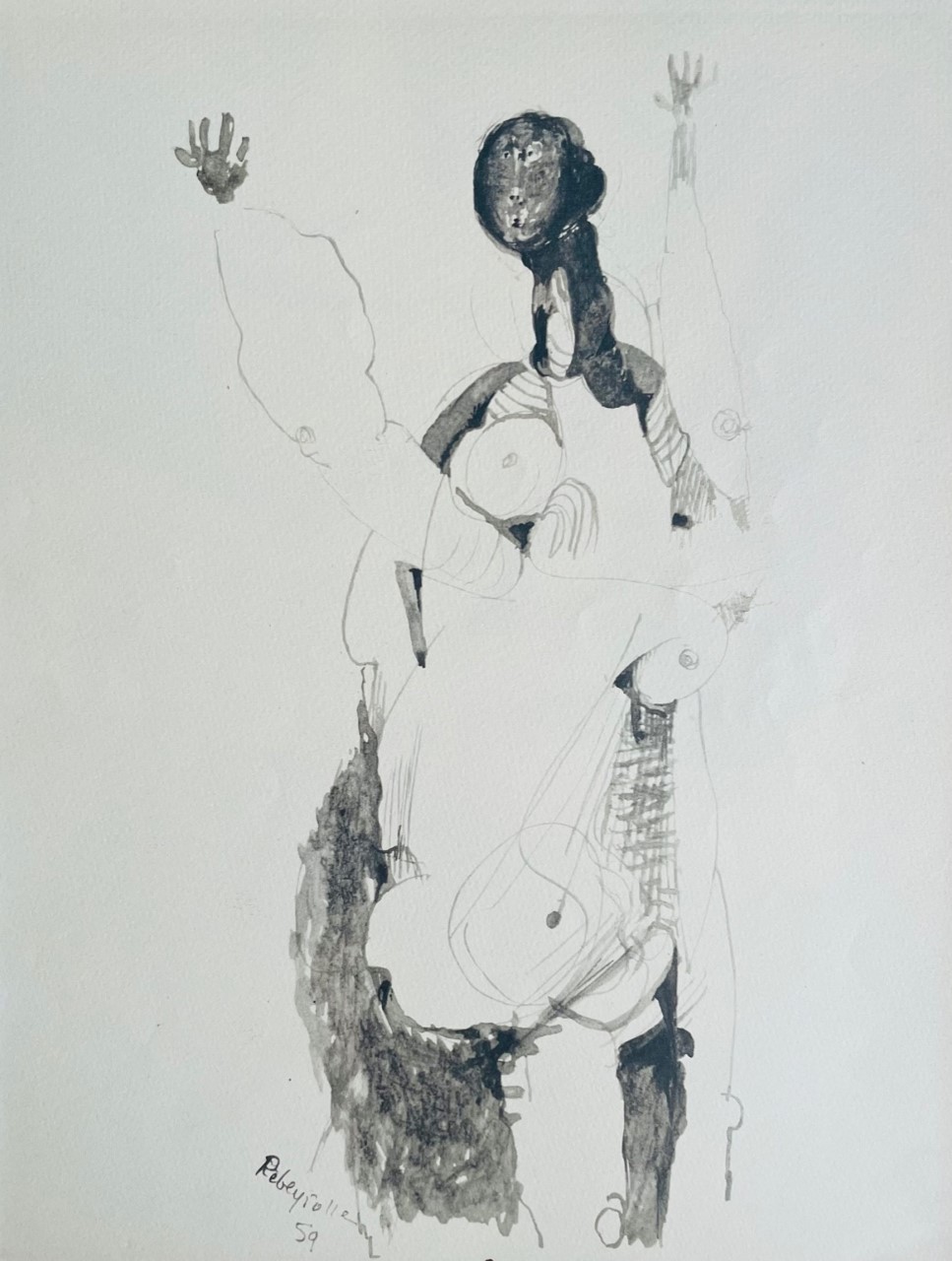 Le Couple - Rebeyrolle Paul – Image 1