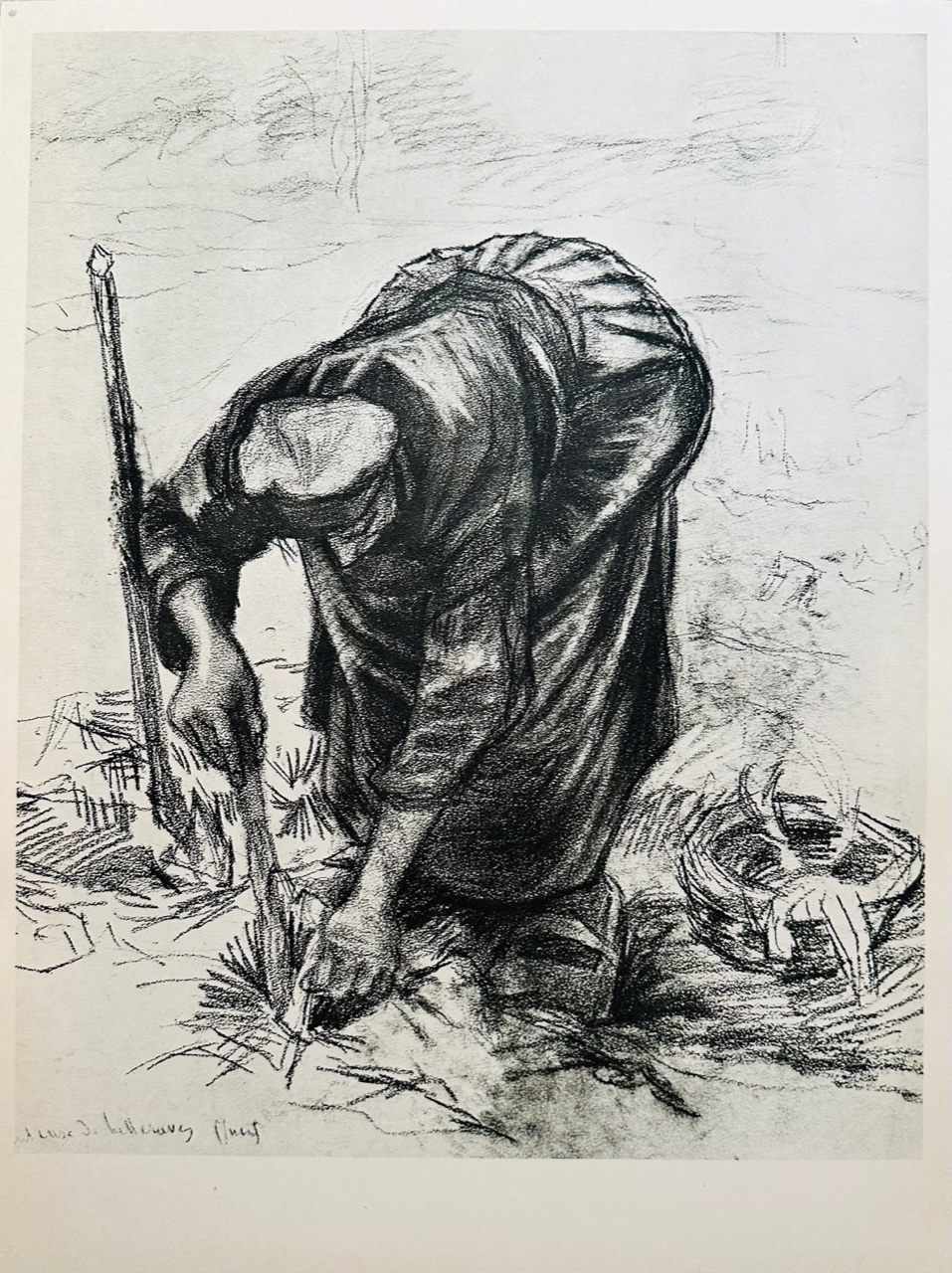 Planteuse de Betteraves - Vincent Van Gogh – Image 1