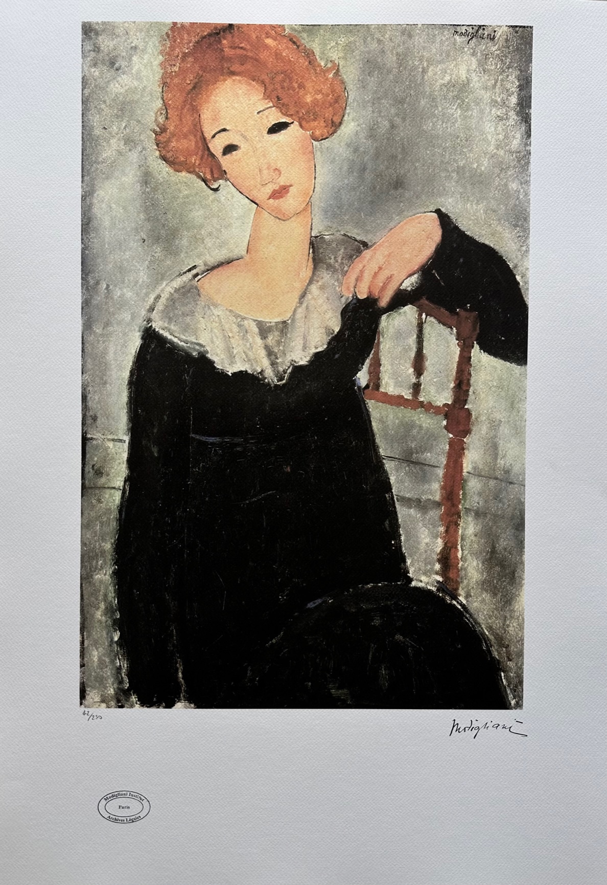 Jeune Femme Rousse - Amedeo Modigliani – Image 1