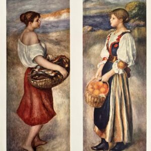 Fille Portant un Panier de Poisson - Renoir Pierre-Auguste