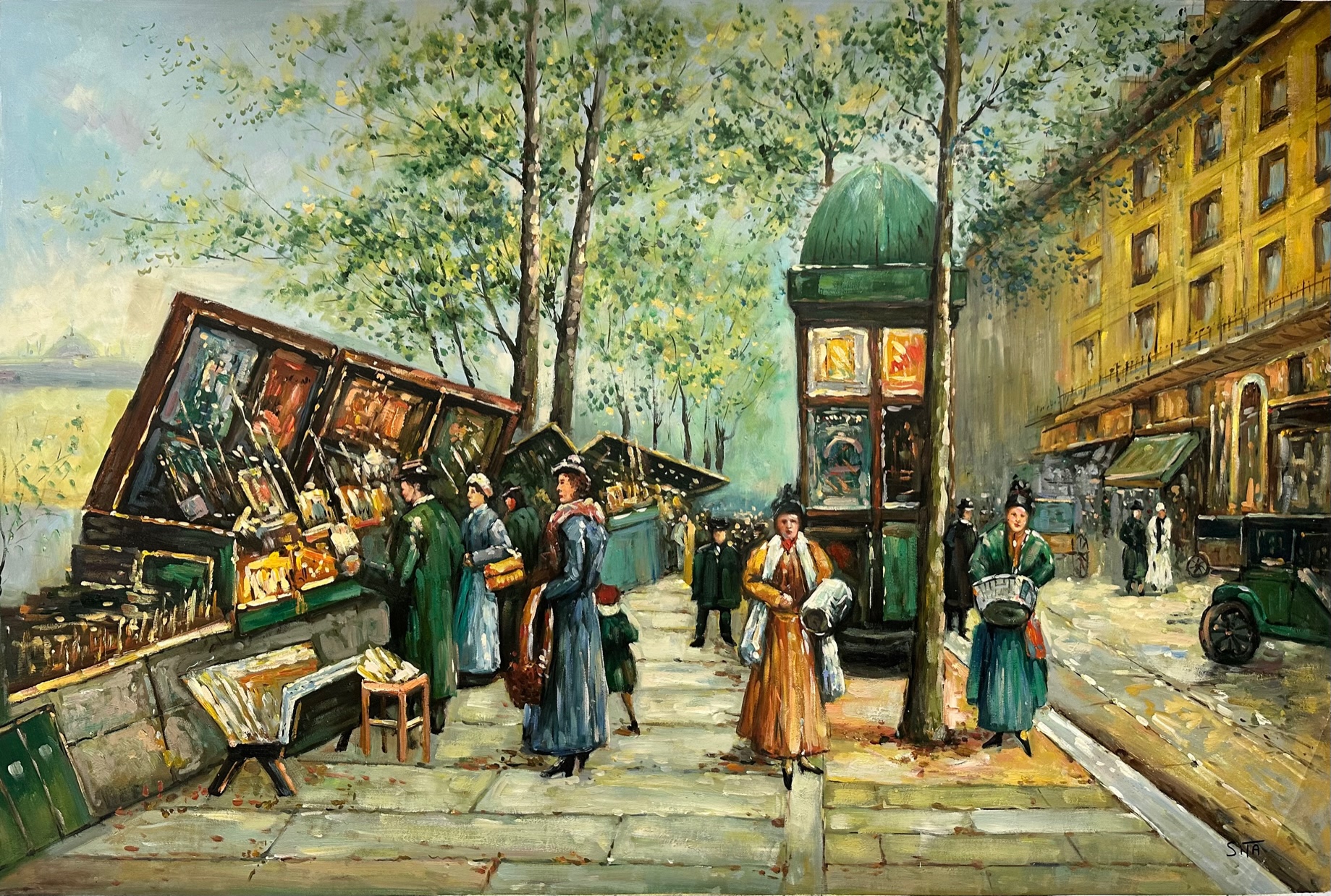 Les Bouquinistes - Walter Sita – Image 1
