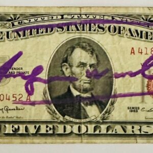 5 Dollars - Andy Warhol