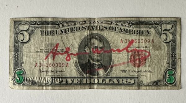 5 Dollars - Warhol Andy
