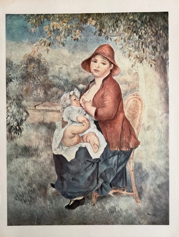 Madame Renoir avec Son Fils Pierre - Pierre-Auguste Renoir