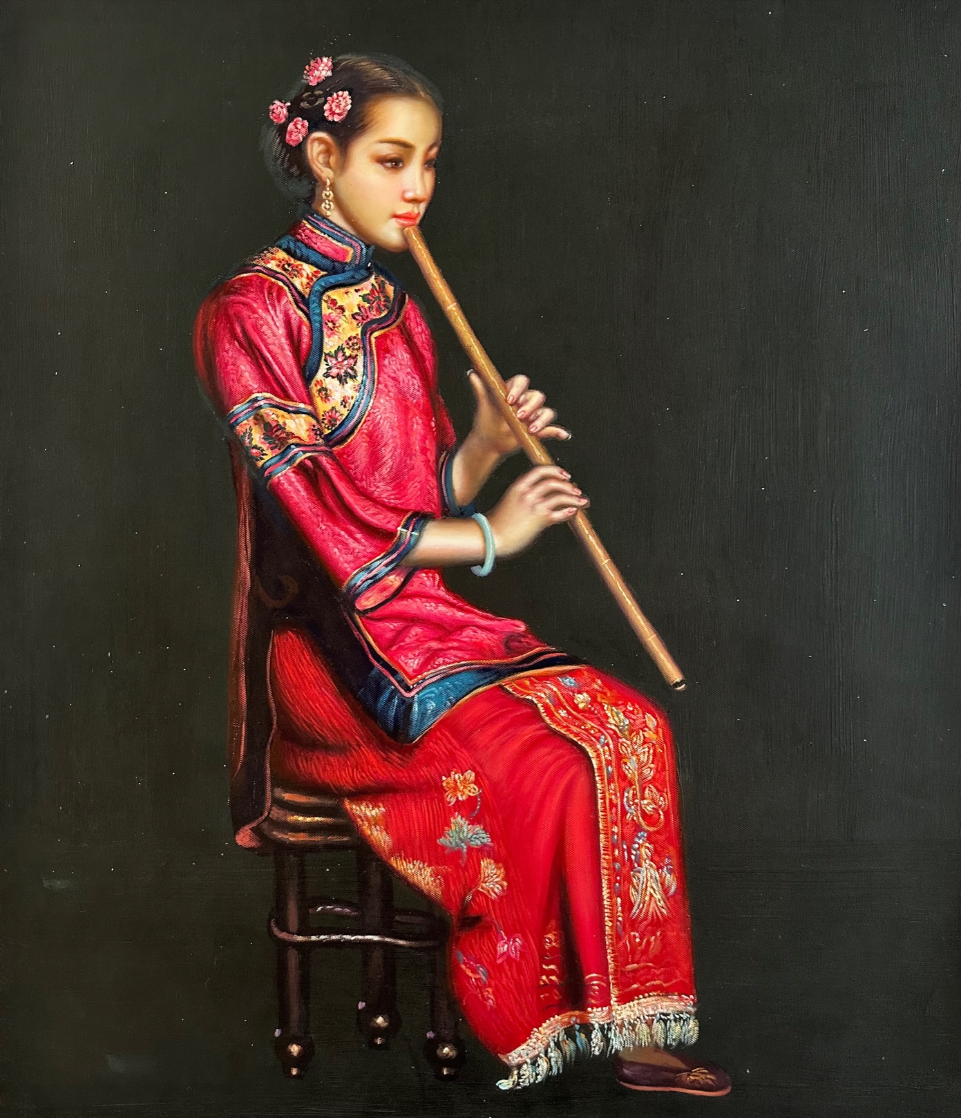 Musicienne - Xxeme Ecole Chinoise – Image 1