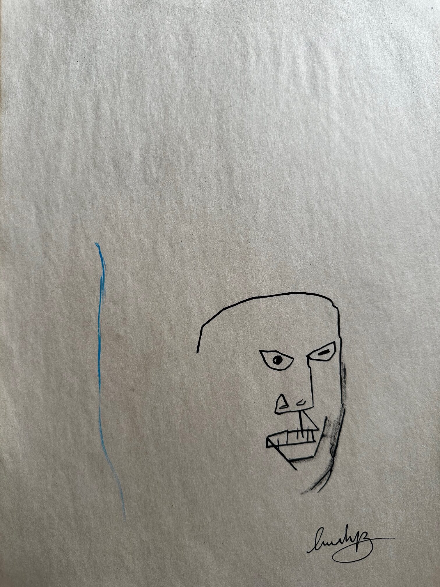 Untitled - Jean-Michel Attribué À" "Basquiat – Image 1