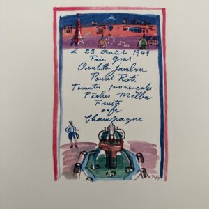 Le Menu de la Liberation - Dufy Raoul