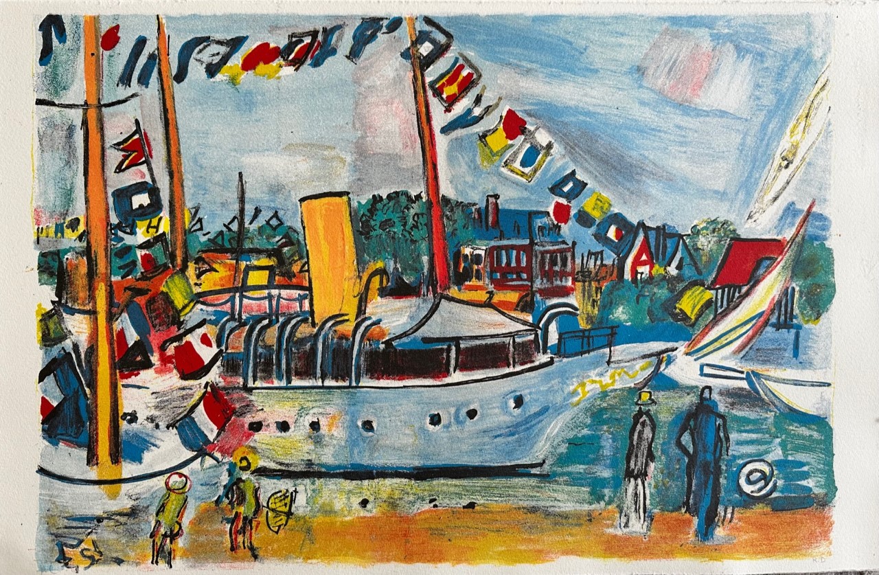 Honfleur le 14 Juillet - Raoul Dufy – Image 1
