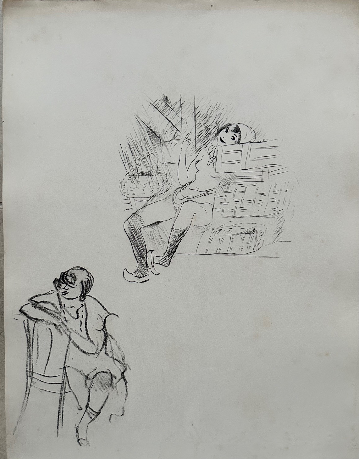 Marcel Vertès - Gravure À La Pointe Sèche – Image 1