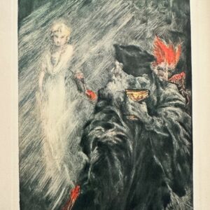 Jeune Fille A la Robe Blanche - Icart Louis