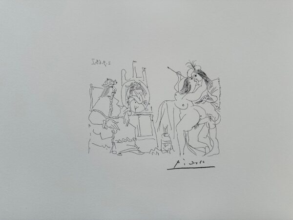 Le Pape A Fait Apporter Son Fauteuil - Pablo Picasso