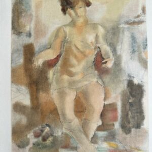 Nu A la Chemise Rose - Pascin Jules