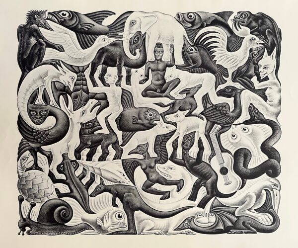 Remplissage de la Surface Ii - Maurits Cornelis Escher