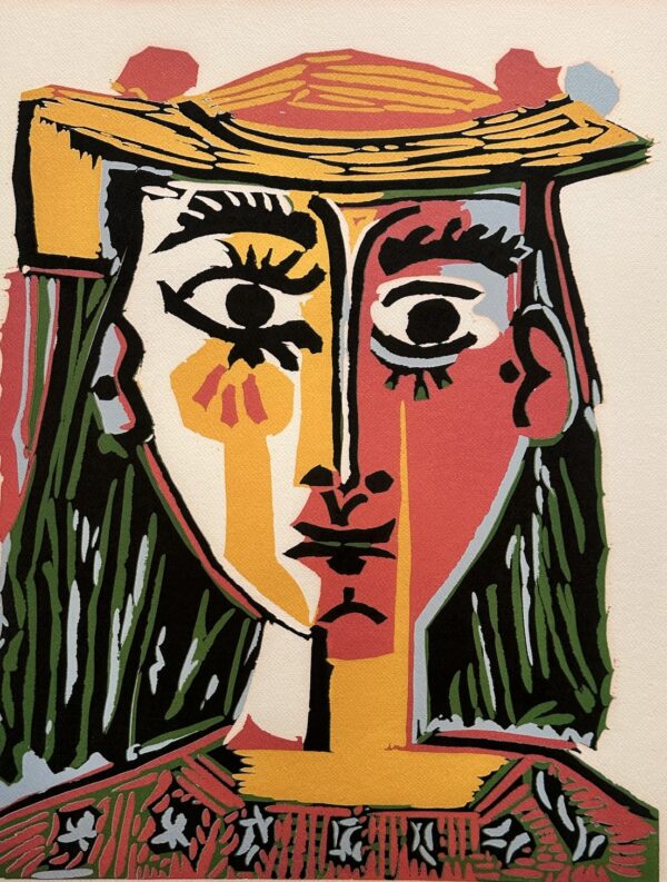 Buste de Femme au Chapeau - Picasso Pablo