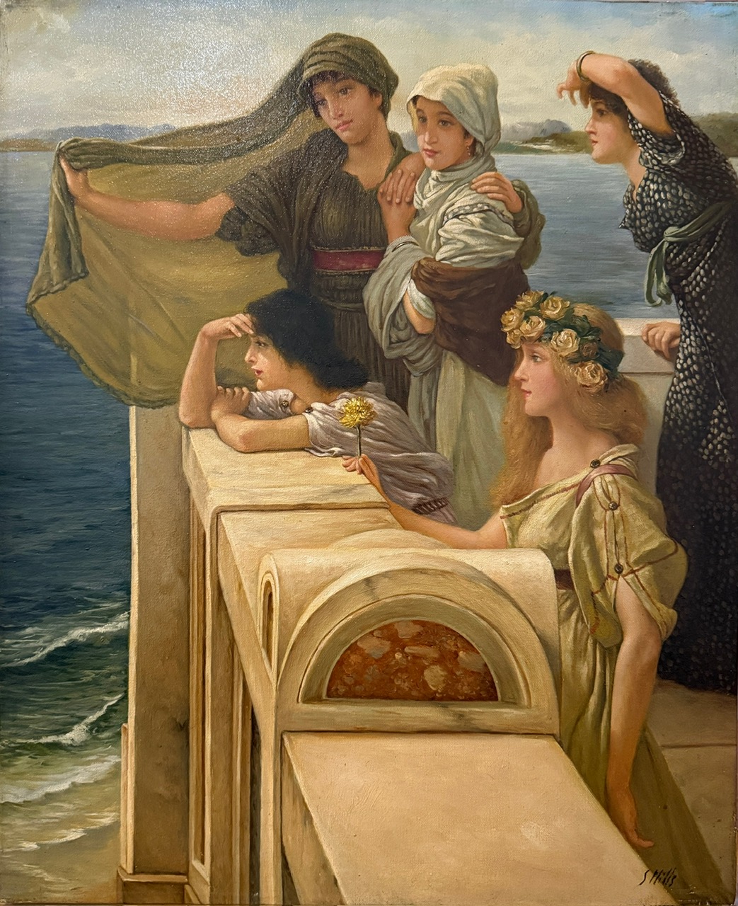 Scène Familiale Autour de la Table - Samuel Smills – Image 1