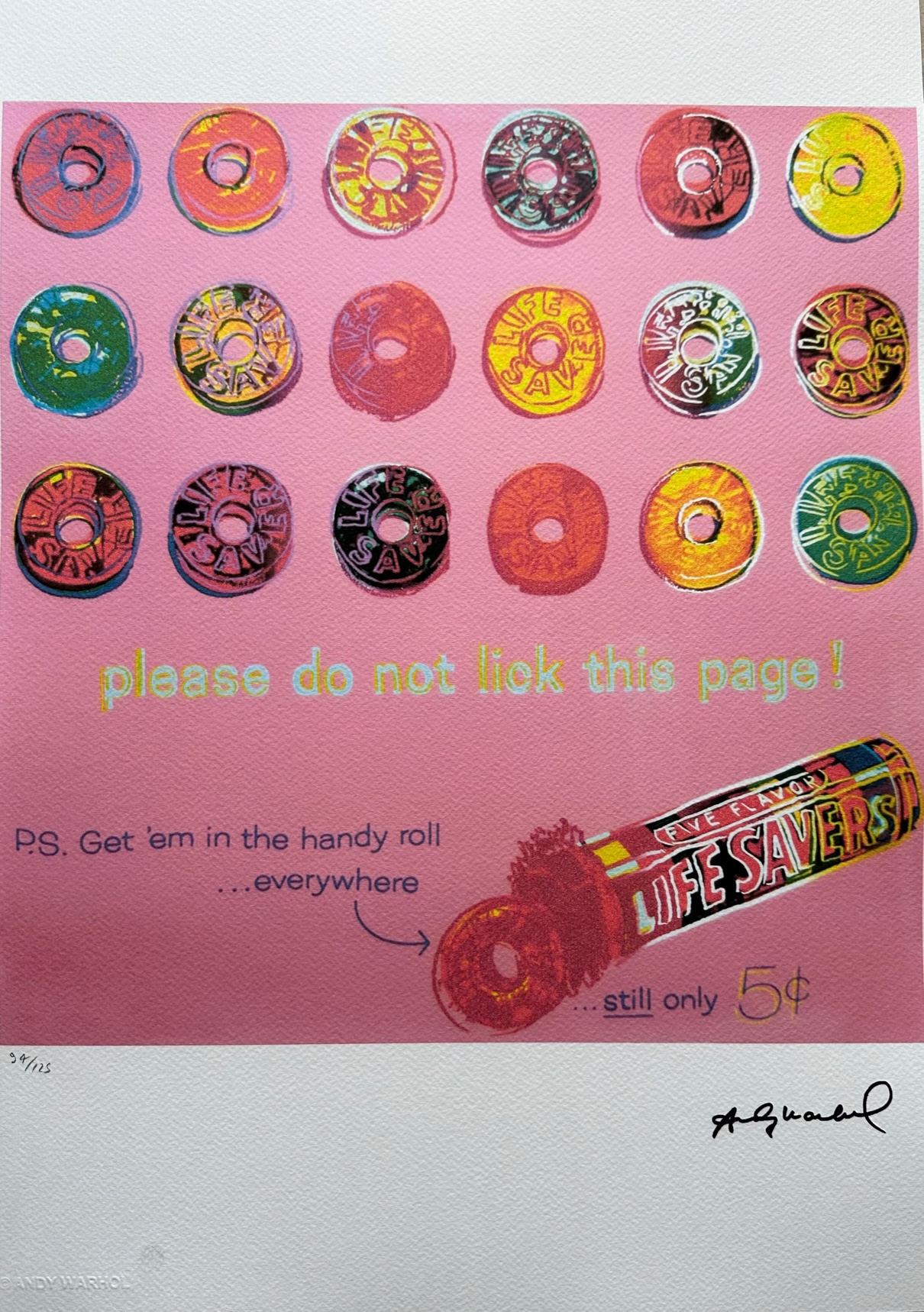 Please Do Not Liok Page ! - Andy Warhol – Image 1