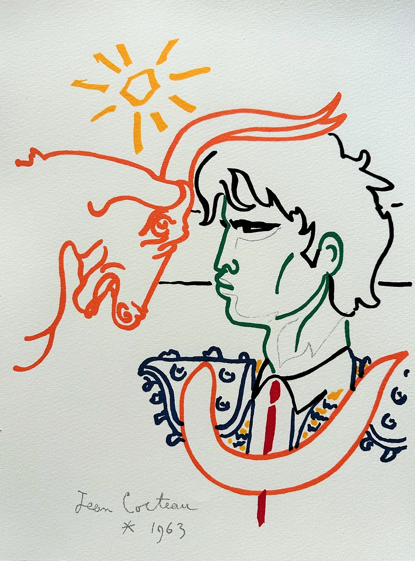 Combat Sous le Soleil - Jean Cocteau – Image 1