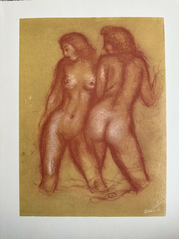 Les Deux Soeurs , L'une de Face , L'autre de Dos - Aristide Maillol