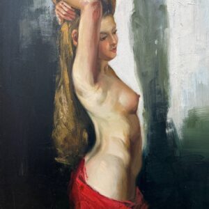Nu Feminim Dansante en Lumière - Ecole Française Xxe