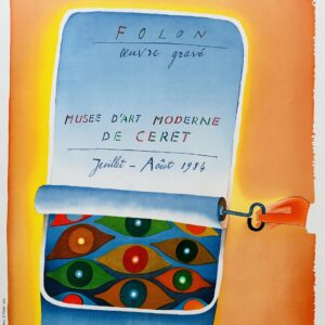 Oeuvre Gravée - Musée D'art Moderne de Céret 1984 - Jean-Michel Folon