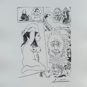 Peintre Longiligne avec des Femmes - Picasso Pablo