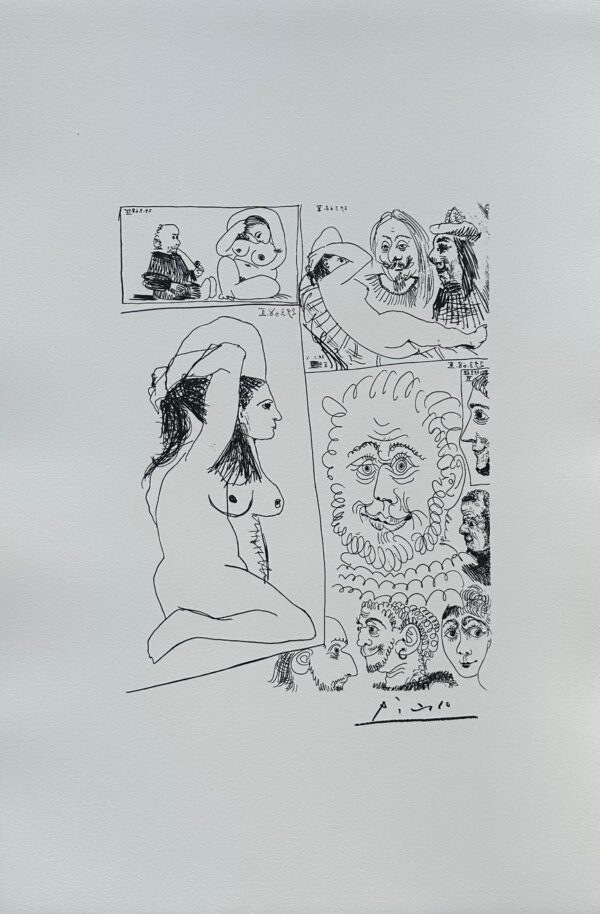 Peintre Longiligne avec des Femmes - Picasso Pablo