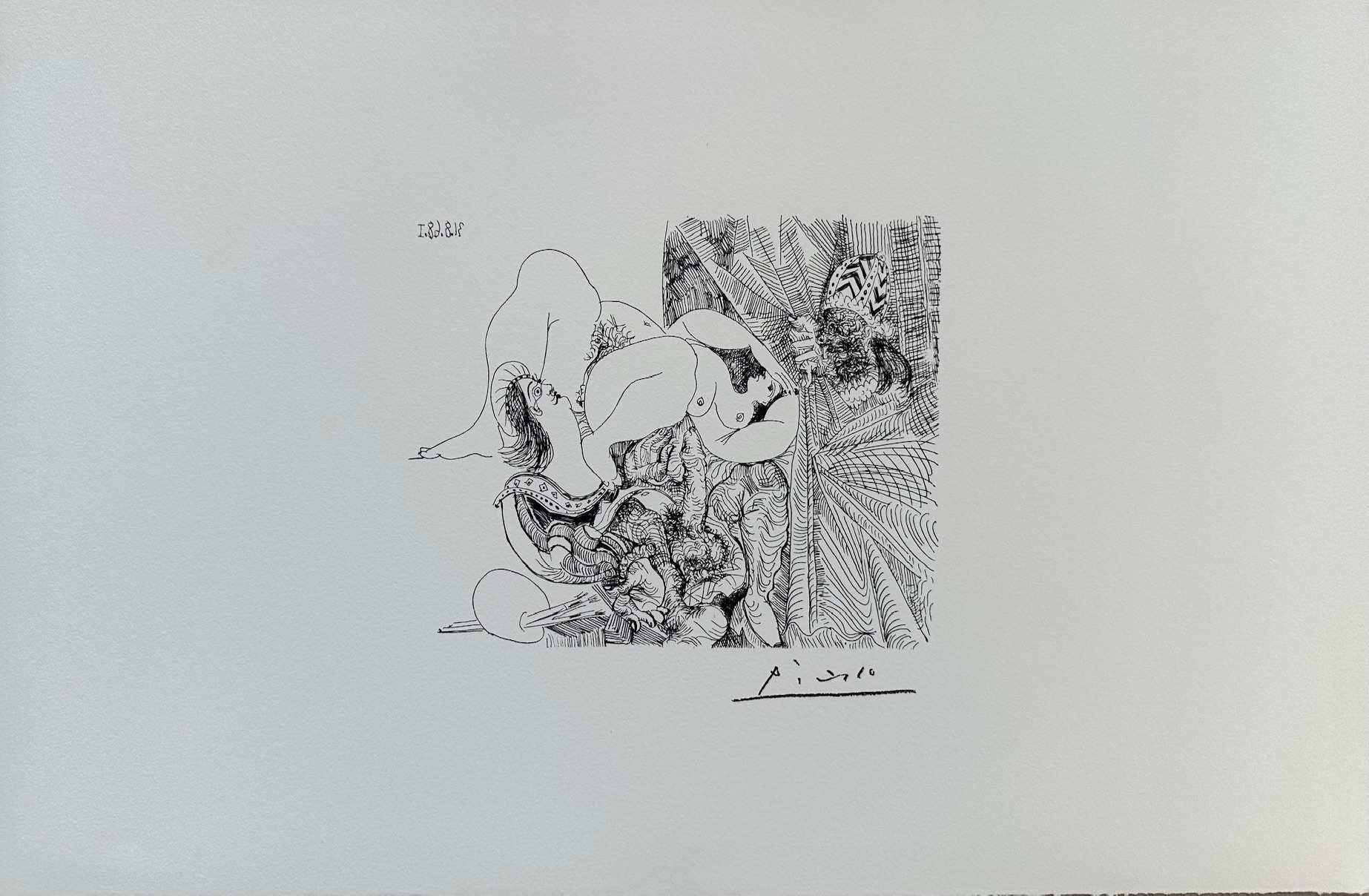 Avec le Pape Comme Voyeur Cache - Picasso Pablo – Image 1