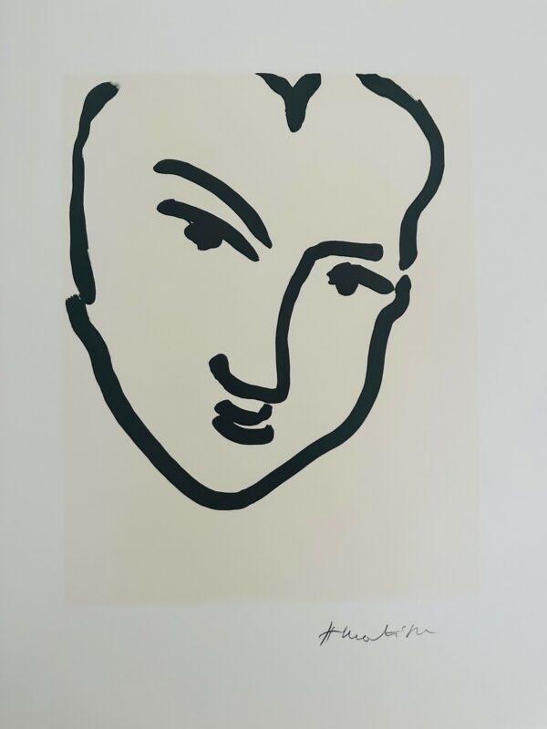 Nadia au Visage Penche 1948 - Matisse Henri