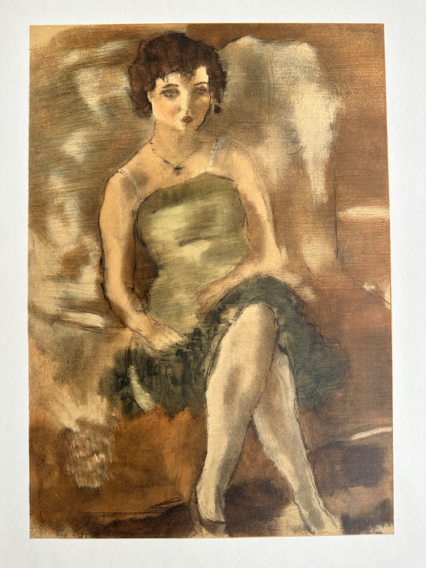 Femme dans un Fauteuil - Jules Pincas Dit Pascin, – Image 1