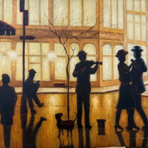 Scène de Bal Populaire - Ecole Française Xxe