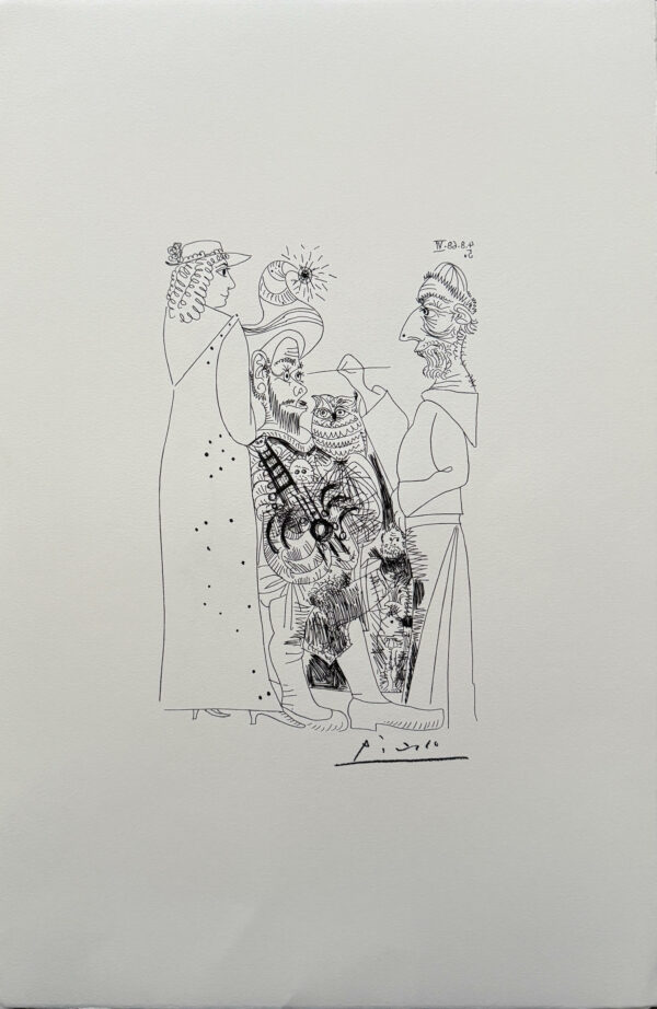 Peintre Devant Sa Toile - Picasso Pablo