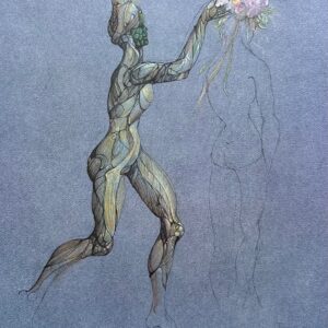 Beaute Couronnee de Fleurs 1980 - Léonor Fini