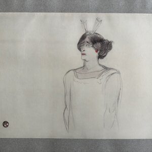 Mademoiselle G...dans Messaline D'isidore de Lara Opera de Bordeaux - Henri De Toulouse Lautrec