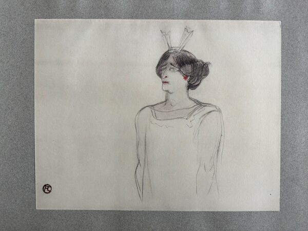 Mademoiselle G...dans Messaline D'isidore de Lara Opera de Bordeaux - Henri De Toulouse Lautrec