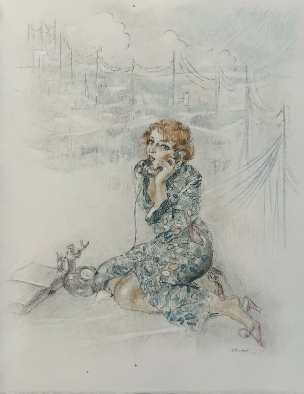 Au Telephone - Edouard Chimot