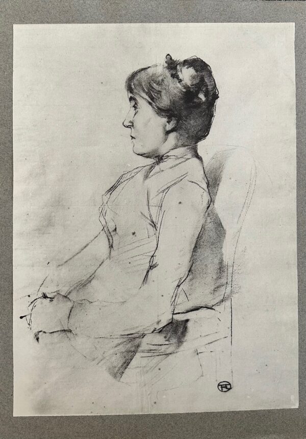 Madame la Comtesse A.de Toulouse Lautrec, Mere de L'artiste - Henri De Toulouse Lautrec