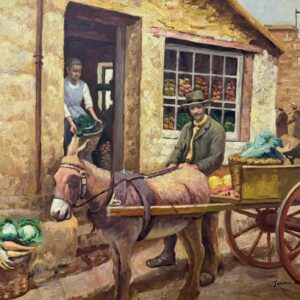 Scène Rurale Devant la Maison - . W Xx Jeams