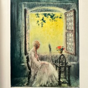 Assise Devant la Fenetre - Louis Icart