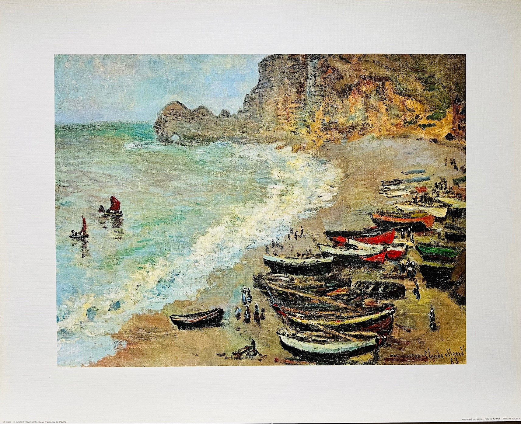 Etretat ( Paris - Jeu de Paume ) - Monet Claude – Image 1