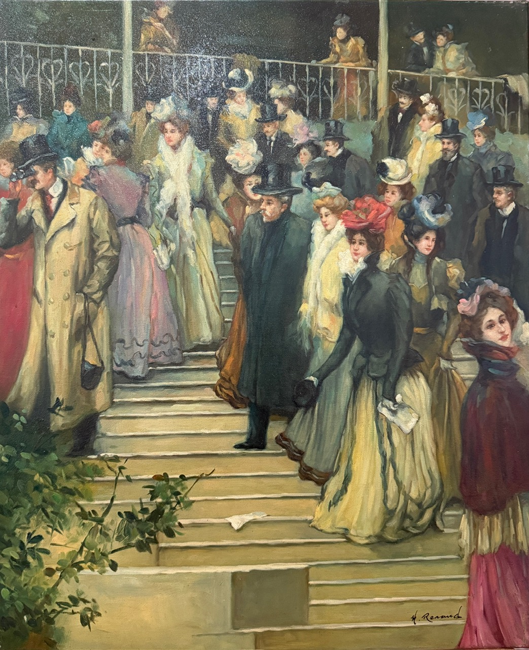 Scène de Fête Populaire - Henri Renaud  Xx – Image 1