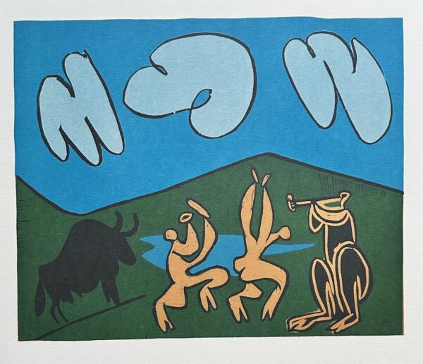 Bacchanale au Taureau Noir - Picasso Pablo