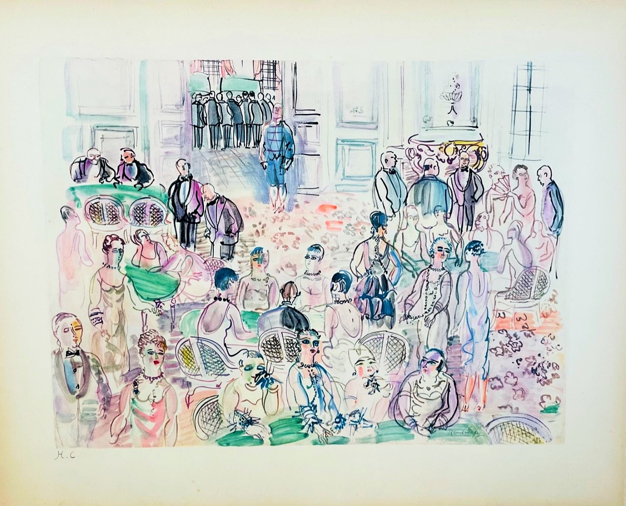 Le Baccarat À Deauville - Raoul Dufy – Image 1
