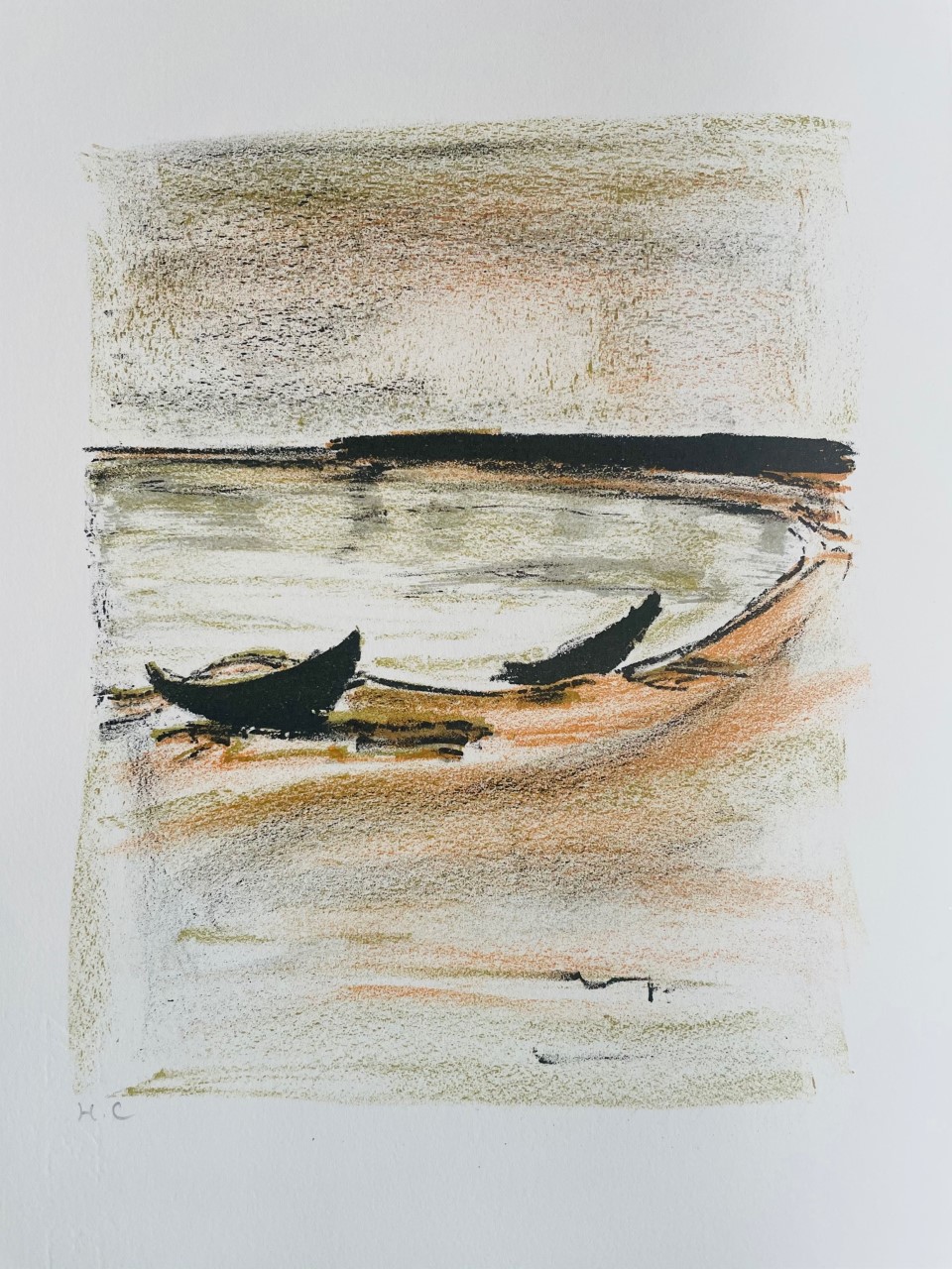 Les Deux Barques de Flandre - Georges Laporte – Image 1
