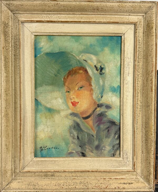 Jeune Fille au Chapeau - Seradour Guy