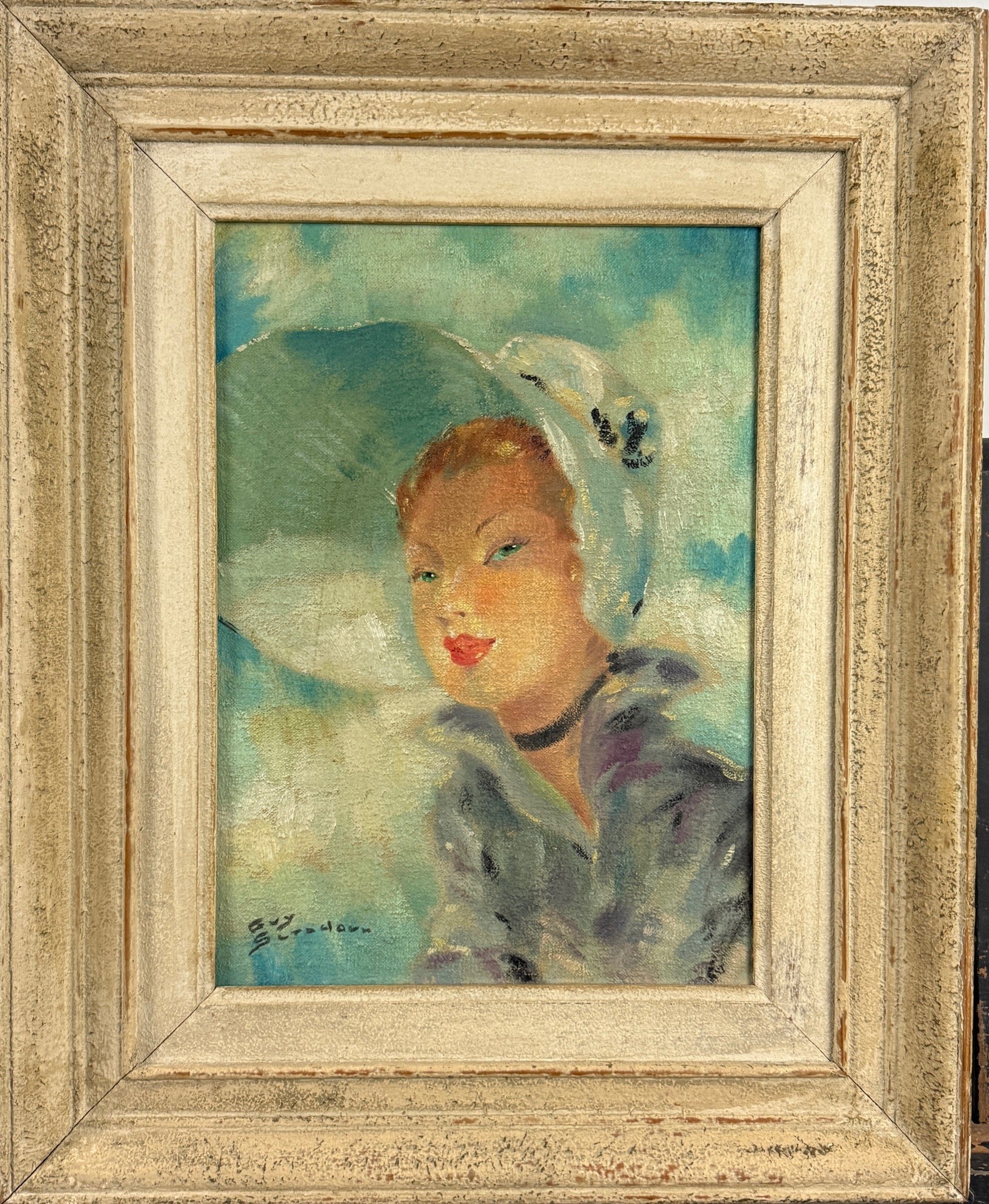 Jeune Fille au Chapeau - Seradour Guy – Image 1