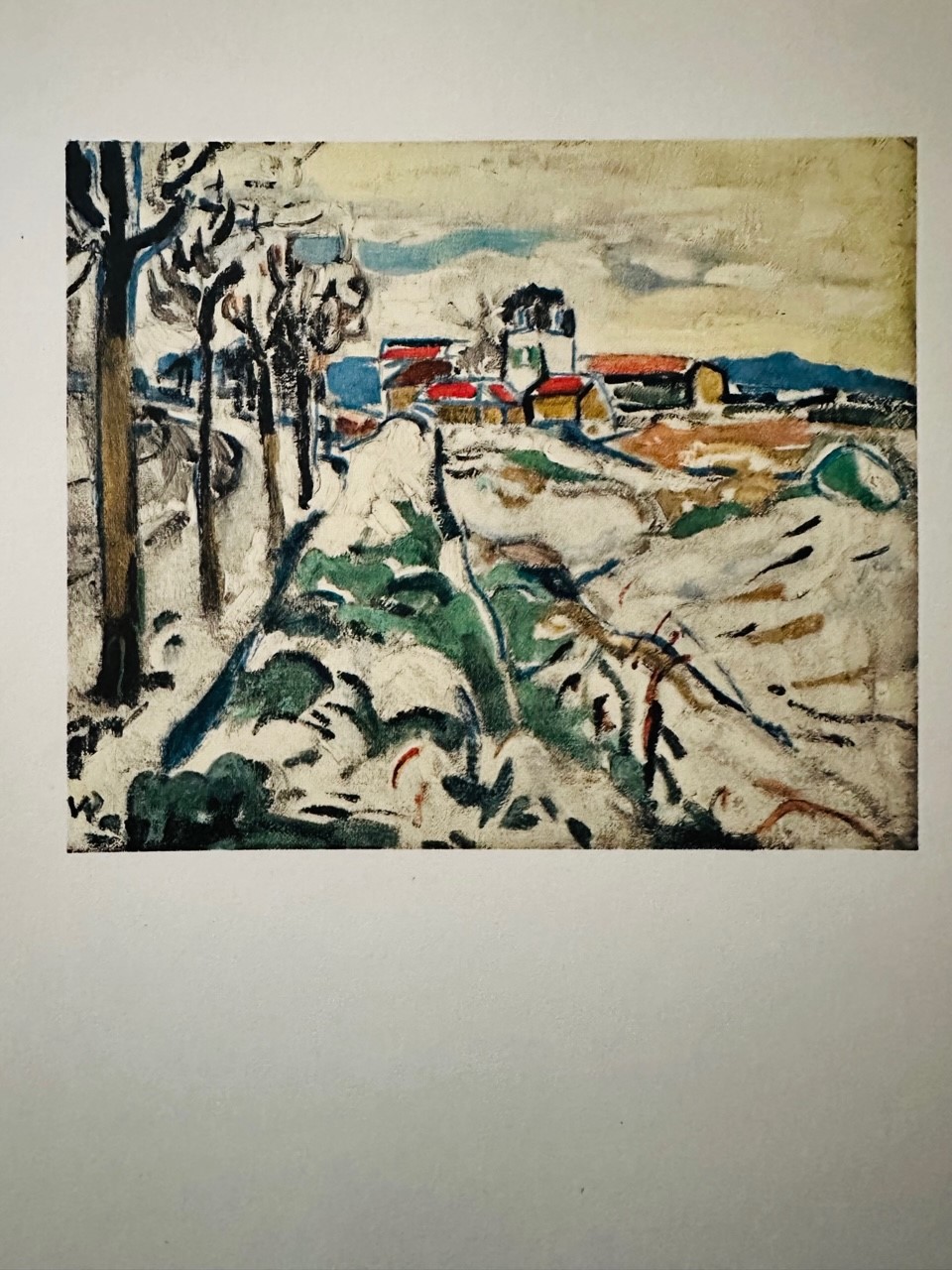 Les Coteaux de Chatou - Maurice De Vlaminck – Image 1