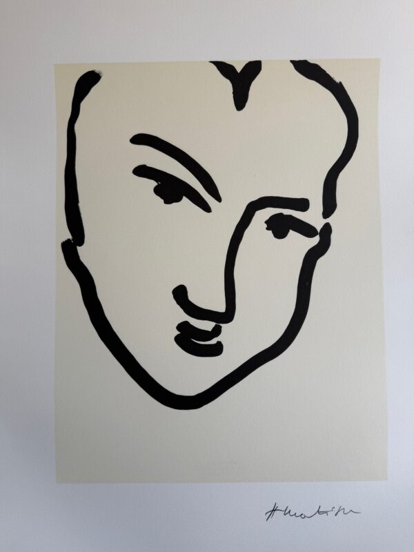 Nadia au Visage Penche 1948 - Henri Matisse