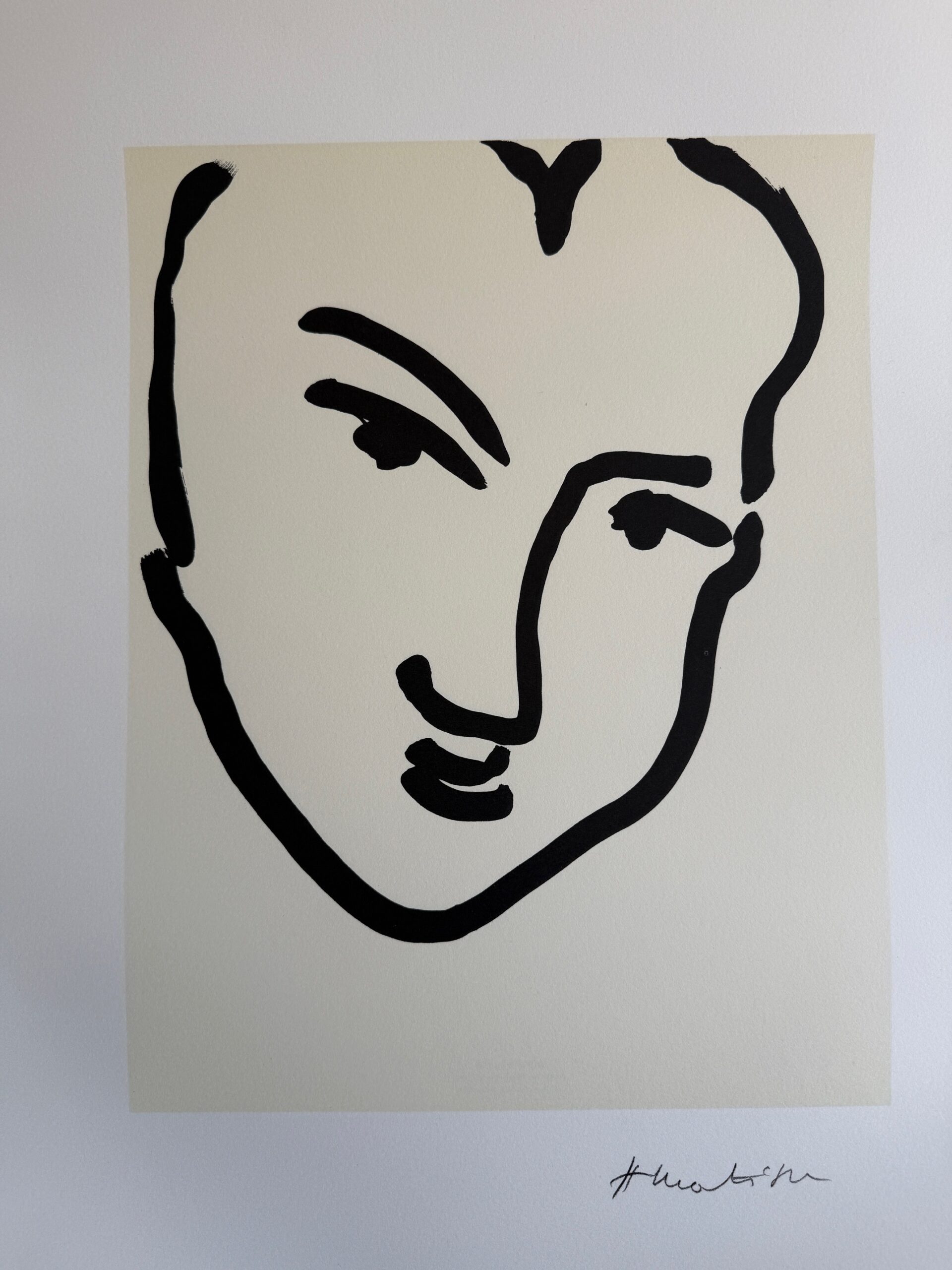 Nadia au Visage Penche 1948 - Henri Matisse – Image 1